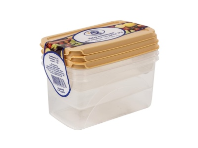 Набор контейнеров №3 (3шт) "N" (12шт/уп) - фото в Миди Лтд Изображение товара Набор контейнеров №3 (3шт) "N" (12шт/уп) в Миди Лтд