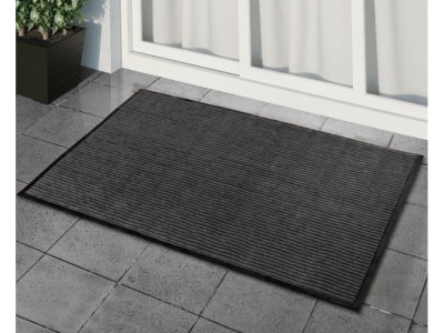 Изображение товара Коврик влаговпитывающий ребристый Стандарт серый (1,2*1,50м) в Миди Лтд
