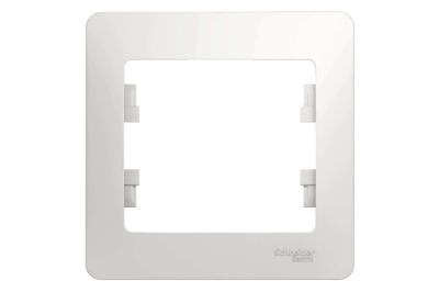 Изображение товара Рамка 1-ая Schneider Glossa белая в Миди Лтд