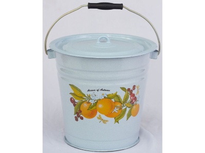 Изображение товара Ведро эмаль белый гранит 12л Фруктовая фантазия С-1224/4Рб (4шт/уп) Х в Миди Лтд