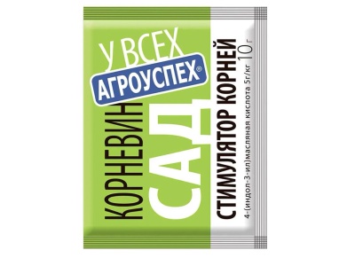 Корневин Агроуспех 10г (50шт/уп) - фото в Миди Лтд Изображение товара Корневин Агроуспех 10г (50шт/уп) в Миди Лтд