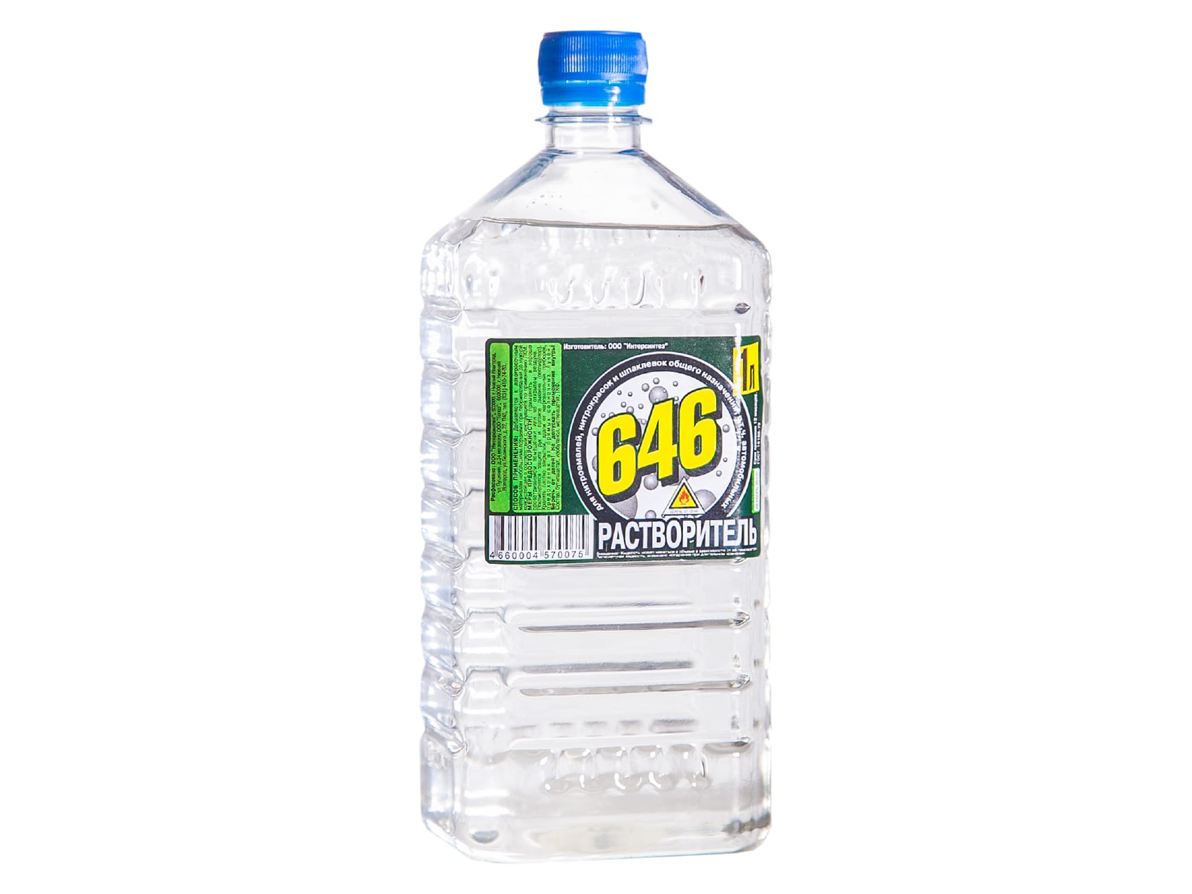 Растворитель 646 1л ГОСТ ИНТЕРСИНТЕЗ (20шт/уп; 600шт/пал) - фото в Миди Лтд Изображение товара Растворитель 646 1л ГОСТ ИНТЕРСИНТЕЗ (20шт/уп; 600шт/пал) в Миди Лтд