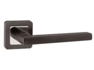 Изображение товара Ручки дверные PLUTON QR GR/CP-23 графит/хром в Миди Лтд