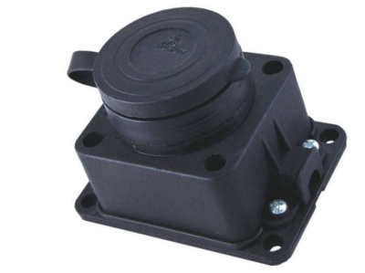 Розетка с заглушкой каучук 2P+РЕ 16А 250В IP44 TDM - фото в Миди Лтд Изображение товара Розетка с заглушкой каучук 2P+РЕ 16А 250В IP44 TDM в Миди Лтд