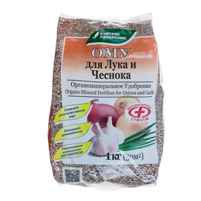 Комплексное удобрение ОМУ для Лука и Чеснока 1кг - фото в Миди Лтд Изображение товара Комплексное удобрение ОМУ для Лука и Чеснока 1кг в Миди Лтд