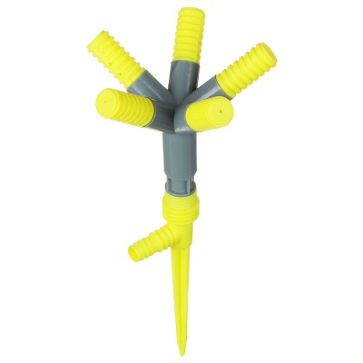 Разбрызгиватель 5-и лучевой на пике круговой 31см пластик INBLOOM (48шт/кор) - фото в Миди Лтд Изображение товара Разбрызгиватель 5-и лучевой на пике круговой 31см пластик INBLOOM (48шт/кор) в Миди Лтд