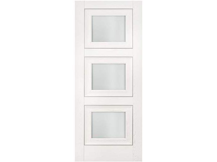 Изображение товара Полотно дверное ПО еврошпон модель-64 дуб айвори 700 в Миди Лтд