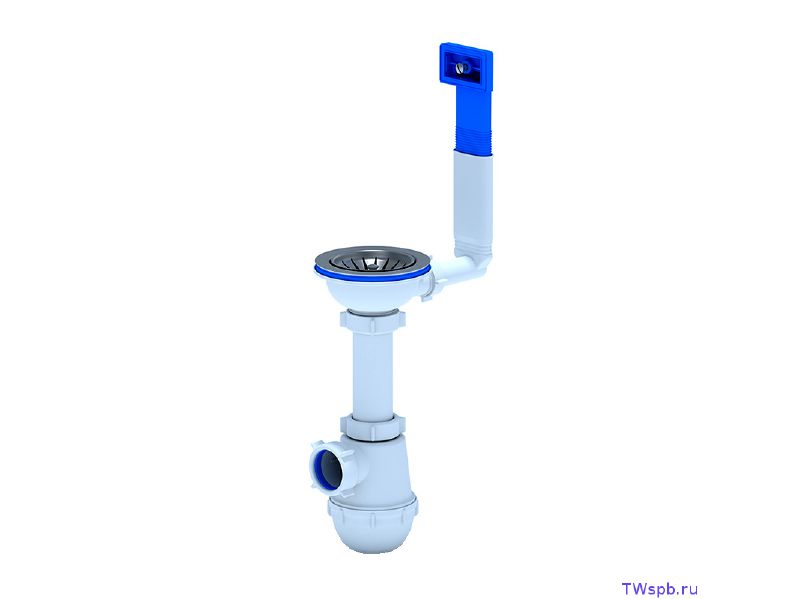 Изображение товара Сифон Ани Грот 3 1/2"*40 с переливом мойки (10шт/уп) в Миди Лтд