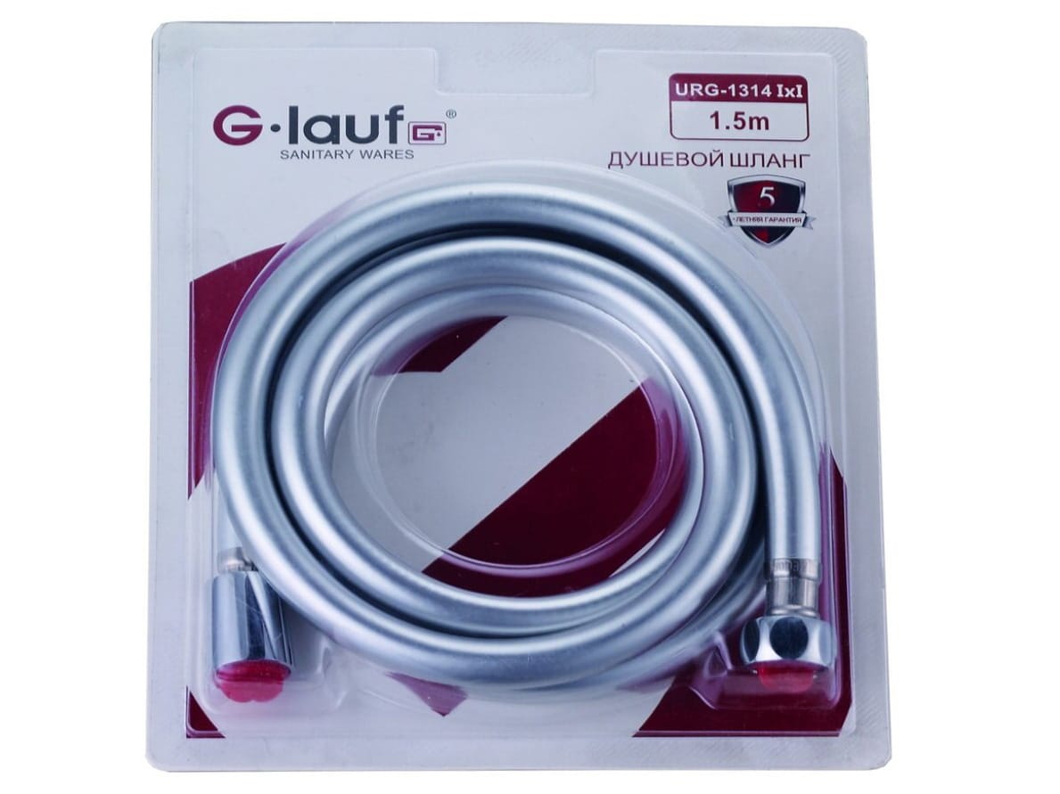 Шланг для душа 150см,1/2"(Имп)-1/2" (Имп) ПВХ G.lauf - фото в Миди Лтд Изображение товара Шланг для душа 150см,1/2"(Имп)-1/2" (Имп) ПВХ G.lauf в Миди Лтд