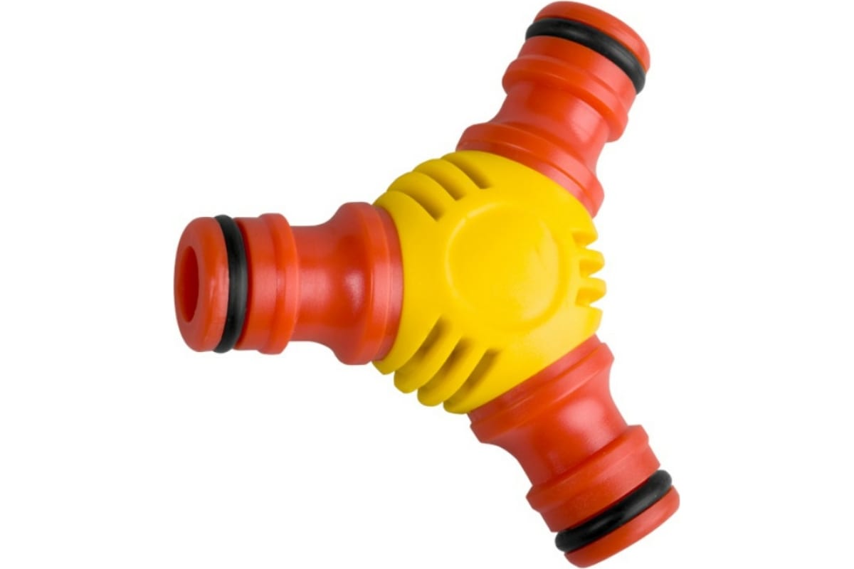 Тройник штуцерный GRINDA TW-1 из ударопрочного пластика с TPR - фото в Миди Лтд Изображение товара Тройник штуцерный GRINDA TW-1 из ударопрочного пластика с TPR в Миди Лтд