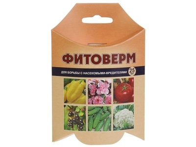 Средство Фитоверм от вредителей ВХ 25мл (30шт/уп) - фото в Миди Лтд Изображение товара Средство Фитоверм от вредителей ВХ 25мл (30шт/уп) в Миди Лтд