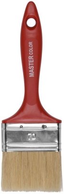 Изображение товара Кисть флейцевая толщ 12 мм светлая натур щетина 70мм (12шт/уп) в Миди Лтд