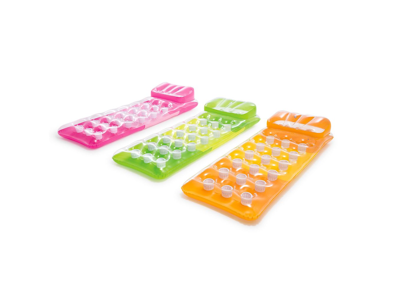 Изображение товара Матрас надувной для плавания с подушкой INTEX 2 камеры рем комплект 188*71см 58890 (6шт/кор) в Миди Лтд