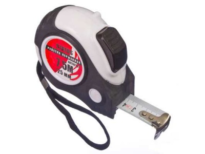 Изображение товара Рулетка  7,5м*25мм РОКОТ STATUS автостоп (6шт/уп)(60шт/кор) в Миди Лтд