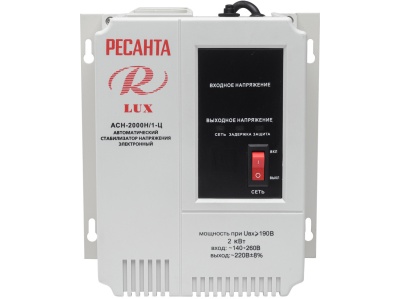 Стабилизатор Ресанта АСН-2000Н/1-Ц - фото в Миди Лтд Изображение товара Стабилизатор Ресанта АСН-2000Н/1-Ц в Миди Лтд