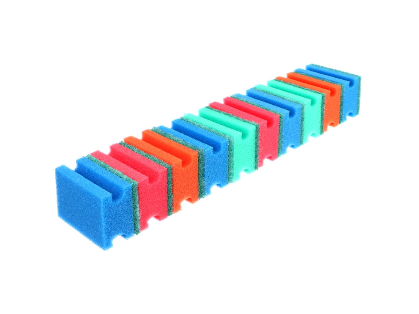 Изображение товара Набор губок для мытья посуды Профи эконом 10 шт 80*60*38мм в Миди Лтд