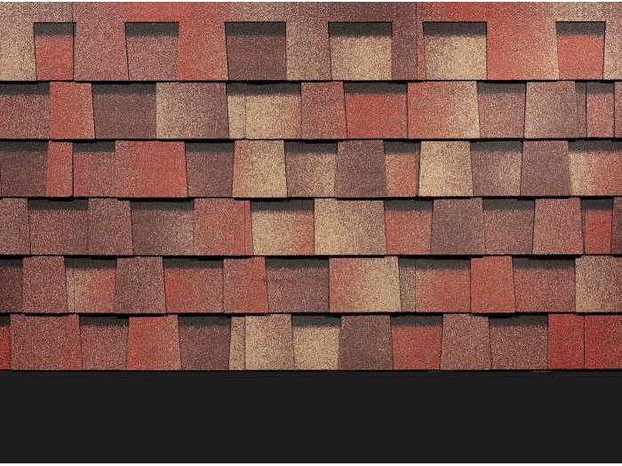 Изображение товара ХЧерепица ламинированная DOCKE PIE Premium Dragon 1000*391мм Мускат (2,38м2/уп) в Миди Лтд