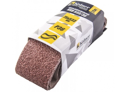 Лента шлифовальная 533*75 мм Р36 Kolner KSB 533/36  (5шт /п) - фото в Миди Лтд Изображение товара Лента шлифовальная 533*75 мм Р36 Kolner KSB 533/36  (5шт /п) в Миди Лтд