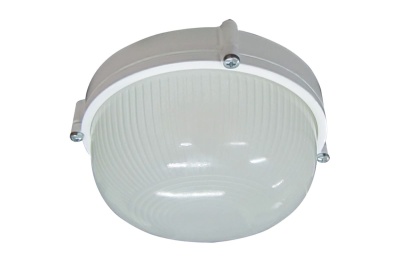 Светильник Элетех НПП 03-100-009 "Банник" 1101 круг большой белый 1*100Вт Е27 IP65 - фото в Миди Лтд Изображение товара Светильник Элетех НПП 03-100-009 "Банник" 1101 круг большой белый 1*100Вт Е27 IP65 в Миди Лтд