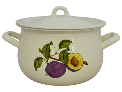 Кастрюля эмаль белая 2,6л Слива Р-50110Б/4 (4шт/уп) Х - фото в Миди Лтд Изображение товара Кастрюля эмаль белая 2,6л Слива Р-50110Б/4 (4шт/уп) Х в Миди Лтд