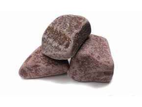 Кварцит для электрокаменок обвалованный 20кг (коробка) - фото в Миди Лтд Изображение товара Кварцит для электрокаменок обвалованный 20кг (коробка) в Миди Лтд