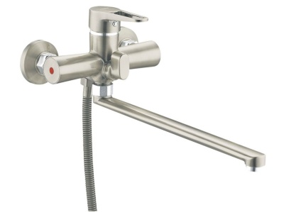 Смеситель для ванны длинный излив PUD7-A-KH ZEGOR - фото в Миди Лтд Изображение товара Смеситель для ванны длинный излив PUD7-A-KH ZEGOR в Миди Лтд