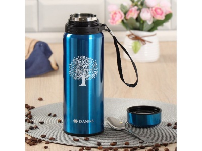 Термос нерж сталь 0,75л (SL-75DD) широкая горловина Daniks Синий (40шт/уп) - фото в Миди Лтд Изображение товара Термос нерж сталь 0,75л (SL-75DD) широкая горловина Daniks Синий (40шт/уп) в Миди Лтд