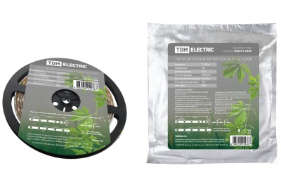 Лента светодиодная SMD5050 60LED/м IP65 12B 14,4Вт/м 3000К 5м TDM - фото в Миди Лтд Изображение товара Лента светодиодная SMD5050 60LED/м IP65 12B 14,4Вт/м 3000К 5м TDM в Миди Лтд