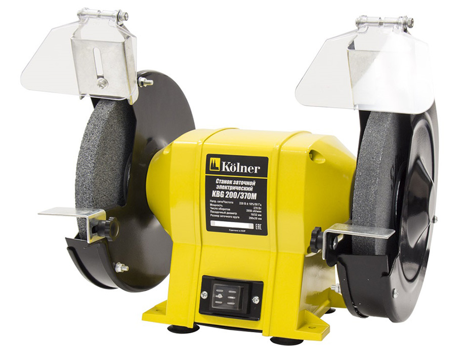 Станок заточной Kolner KBG 200/370М 370Вт 2950 об/мин - фото в Миди Лтд Изображение товара Станок заточной Kolner KBG 200/370М 370Вт 2950 об/мин в Миди Лтд