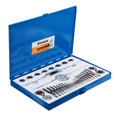 Набор метчиков и плашек 36 предметов ЕРМАК (6шт/кор) - фото в Миди Лтд Изображение товара Набор метчиков и плашек 36 предметов ЕРМАК (6шт/кор) в Миди Лтд