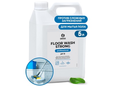 Средство для мытья полов Floor Wash Strong 5,6кг (4шт/уп) - фото в Миди Лтд Изображение товара Средство для мытья полов Floor Wash Strong 5,6кг (4шт/уп) в Миди Лтд