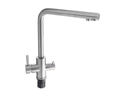 Смеситель для кухни СоюзКран с фильтром керам картридж 35мм нерж сталь SK01-G132 - фото в Миди Лтд Изображение товара Смеситель для кухни СоюзКран с фильтром керам картридж 35мм нерж сталь SK01-G132 в Миди Лтд