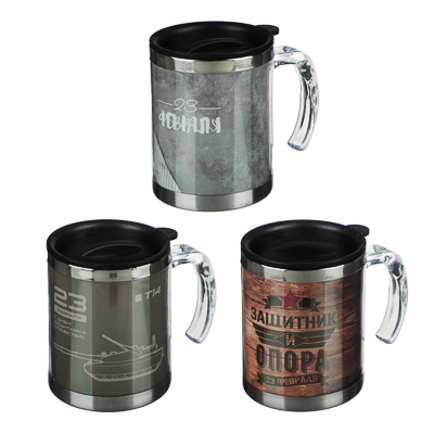 Термокружка нерж сталь 400мл                ХХ - фото в Миди Лтд Изображение товара Термокружка нерж сталь 400мл                ХХ в Миди Лтд