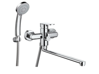 Смеситель для ванны длинный излив LOB7-A ZEGOR - фото в Миди Лтд Изображение товара Смеситель для ванны длинный излив LOB7-A ZEGOR в Миди Лтд