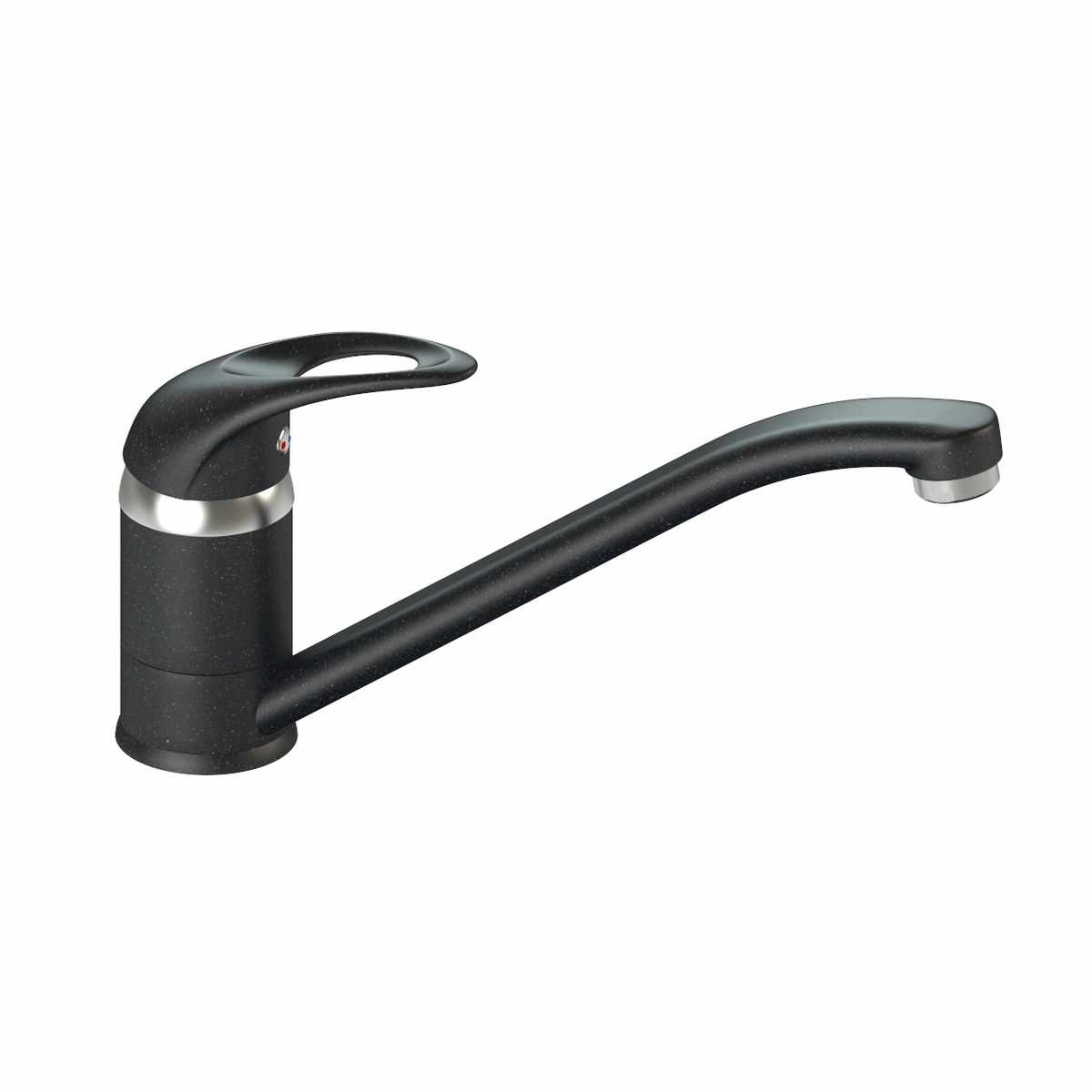 Смеситель д/гранитной мойки KM004 /Q4 (черный) низкий излив - фото в Миди Лтд Изображение товара Смеситель д/гранитной мойки KM004 /Q4 (черный) низкий излив в Миди Лтд