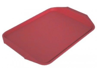 Изображение товара Поднос 30*43см темно-красный (40шт/уп) в Миди Лтд