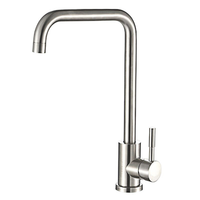 Смеситель для кухни СоюзКран поворотный излив 30мм нерж. сталь керам. - фото в Миди Лтд Изображение товара Смеситель для кухни СоюзКран поворотный излив 30мм нерж. сталь керам. в Миди Лтд