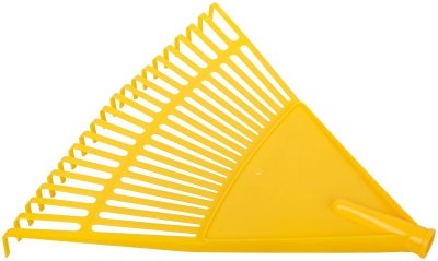 Изображение товара Грабли веерные УМЕЛЕЦ полипропиленовые без черенка желтые (10шт/уп) в Миди Лтд