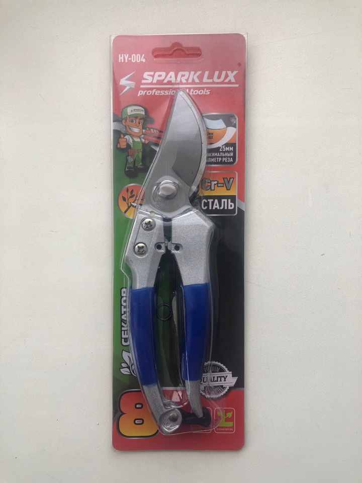 Изображение товара Секатор садовый SPARK LUX 210мм Алюминиевая ручка (72шт/уп) в Миди Лтд