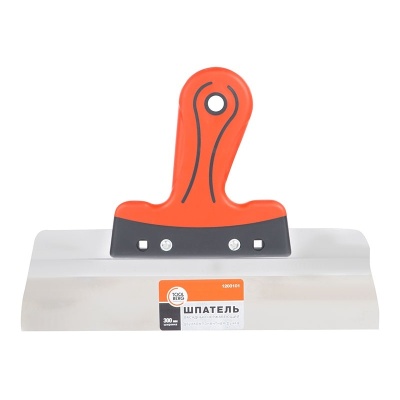Шпатель фасадный нержав сталь двухк  ручка  300мм 240 - фото в Миди Лтд Изображение товара Шпатель фасадный нержав сталь двухк  ручка  300мм 240 в Миди Лтд