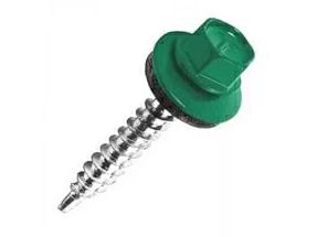 Саморез кровельный мет-мет, зеленый мох 5,5/19 RAL 6005 (200шт/уп)  Х - фото в Миди Лтд Изображение товара Саморез кровельный мет-мет, зеленый мох 5,5/19 RAL 6005 (200шт/уп)  Х в Миди Лтд