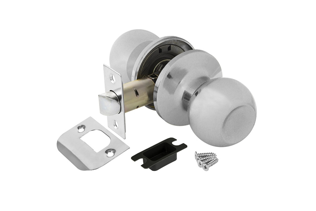 Замок шар Хром без ключа,без фиксатора 6082 СР-Р - фото в Миди Лтд Изображение товара Замок шар Хром без ключа,без фиксатора 6082 СР-Р в Миди Лтд