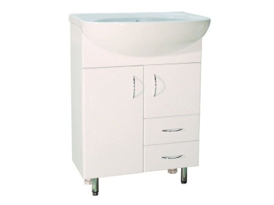 Изображение товара Тумба для ванной "Эрика"61/2 с умывальником "Эрика" 61 Х в Миди Лтд