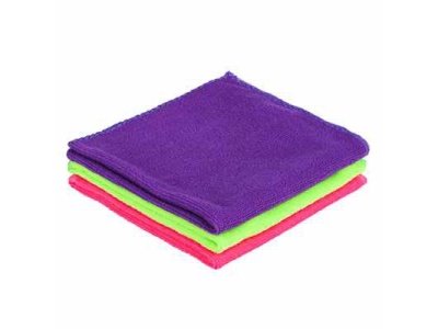 Изображение товара Набор салфеток из микрофибры универсальные 30*30см (3шт/уп) 3 цвета VETTA в Миди Лтд