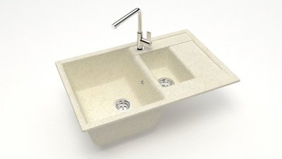 Мойка матовая Карельский Камень Blondi 210/Q2 (755*500мм) бежевая - фото в Миди Лтд Изображение товара Мойка матовая Карельский Камень Blondi 210/Q2 (755*500мм) бежевая в Миди Лтд