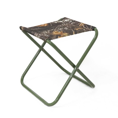 Изображение товара Стул туристический СЛЕДОПЫТ складной малый 320х310х340мм труба сталь 16х1мм цвет лес тёмный в Миди Лтд