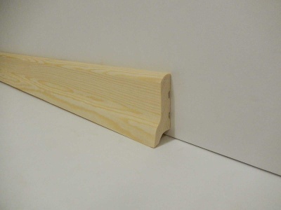 Изображение товара Плинтус гладкий евро сорт А-А 60 2,5м (20шт/уп) в Миди Лтд