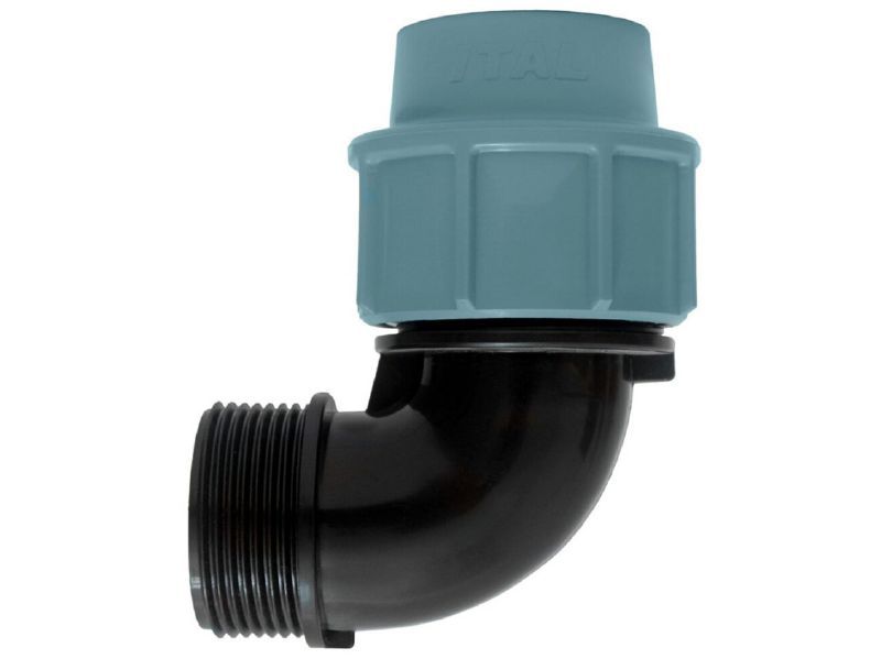 Угол ПНД(отвод) 63*2 НР ИТАЛ (22шт/уп) - фото в Миди Лтд Изображение товара Угол ПНД(отвод) 63*2 НР ИТАЛ (22шт/уп) в Миди Лтд