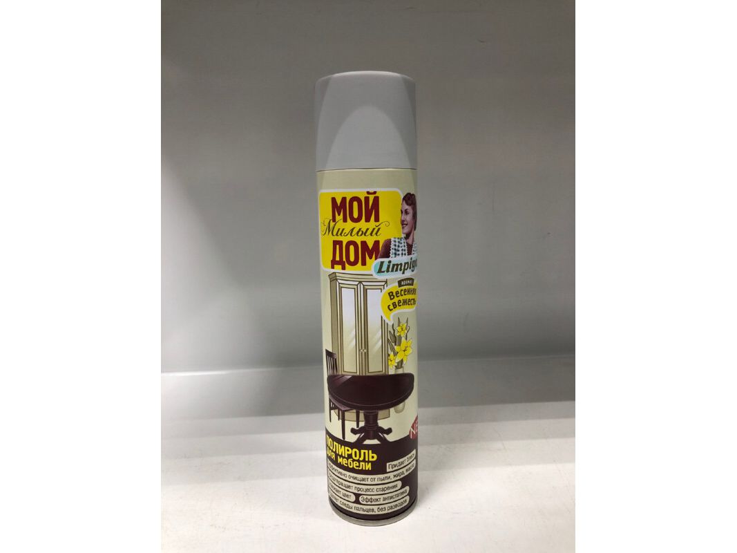 Полироль-Очиститель "Весенняя свежесть" 300мл (12шт/уп) - фото в Миди Лтд Изображение товара Полироль-Очиститель "Весенняя свежесть" 300мл (12шт/уп) в Миди Лтд