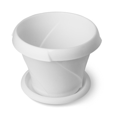 Изображение товара Кашпо ФЛОРИАНА с поддоном d215 2,8л белое (24шт/уп) в Миди Лтд